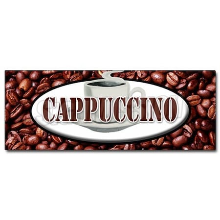 CAPPUCCINODECAL Sticker Italian Espresso Milk Hot Foam Coffee Cream